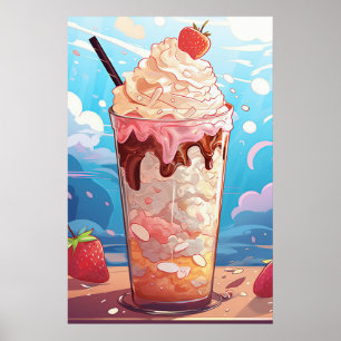Poster Sorvete Milkshake