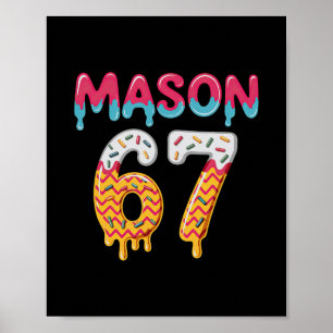 Poster Sorvete Six Seven Drip 67 Mason Meme