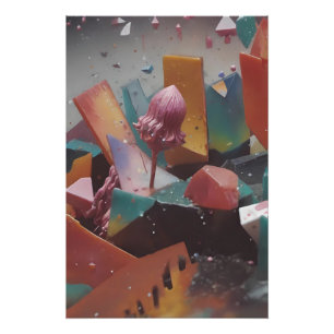 Póster Sorvete Treeling - Ken Gage Art
