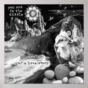 Póster SOS você é no meio de Love Story