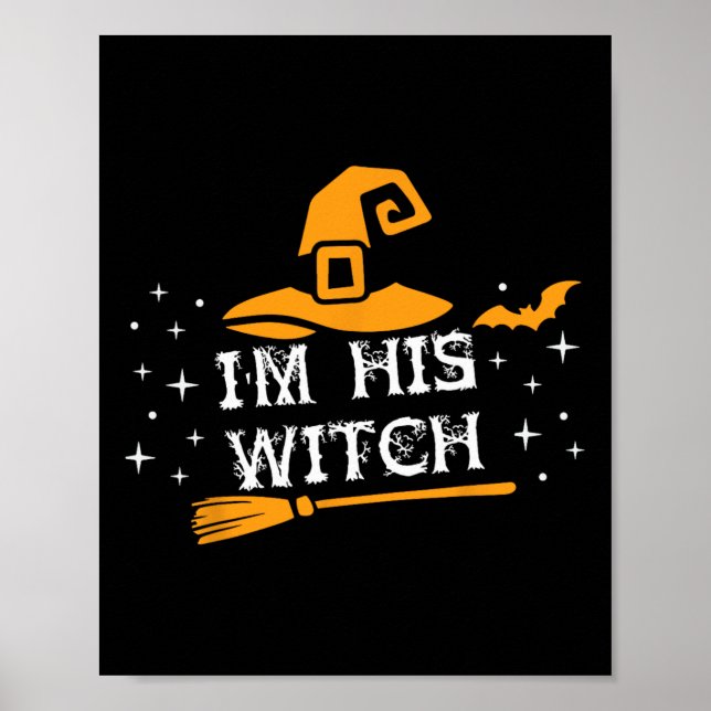 Poster Sou a bruxa dele, Casais de Halloween Figurume F (Frente)