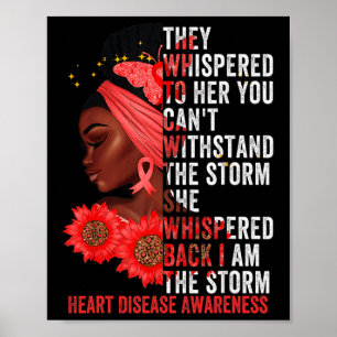 Poster Sou a Tempestade Mulheres Negras Sobrevivência da