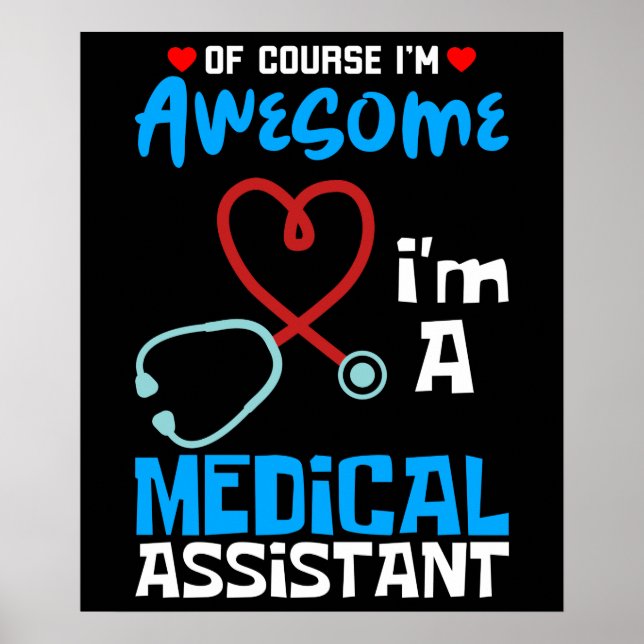Poster Sou assistente médico (Frente)