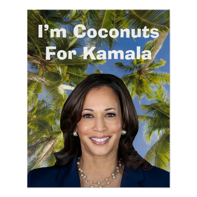 Póster Sou Coconuts for Kamala (Frente)