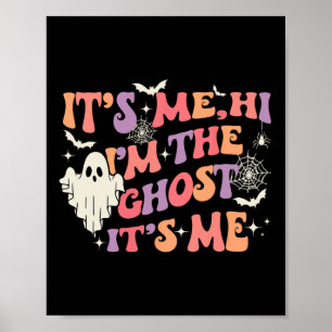 Poster Sou eu, o fantasma, sou eu feliz Dia das Bruxas