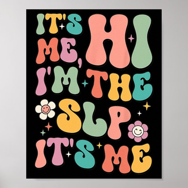 Poster Sou eu, sou a Apreciação de Patologia de Fala do S (Frente)