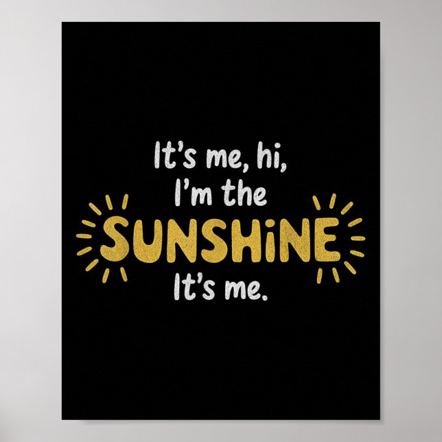 Poster Sou eu, sou a Citada Positiva Sunshine De (Frente)