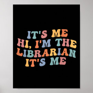 Poster Sou eu, sou o Bibliotecário de Verão a ler de volt