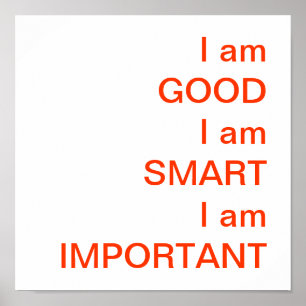 Póster Sou GOODI, SMARTI, sou importante