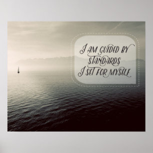 Poster Sou Guiado Por Padrões