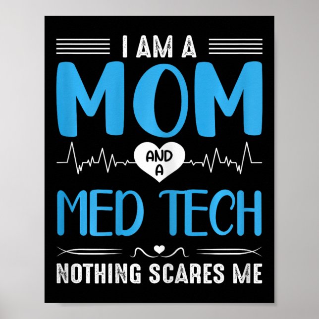 Poster Sou Mãe E Tecnologia Med Nada Me Assusta Mãe (Frente)