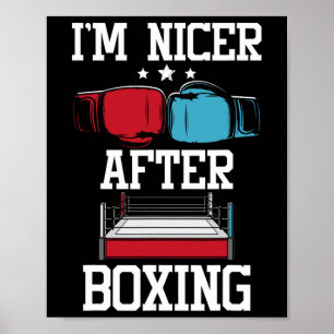 Poster Sou Mais Simpático Depois da Boxe - Kickboxing Kic