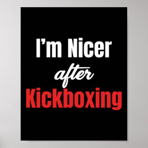 Poster Sou Mais Simpático Depois do Kickboxing Artes Marc