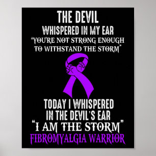 Poster Sou O Guerreiro Da Consciência Da Fibromialgia?