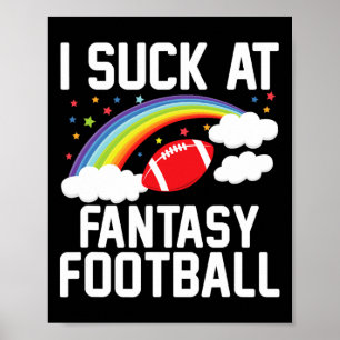 Poster Sou o Perdedor do Fantasy Football Masculino da Ma