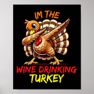 Poster Sou o Peru de Vinho Correspondente ao Grupo Famili