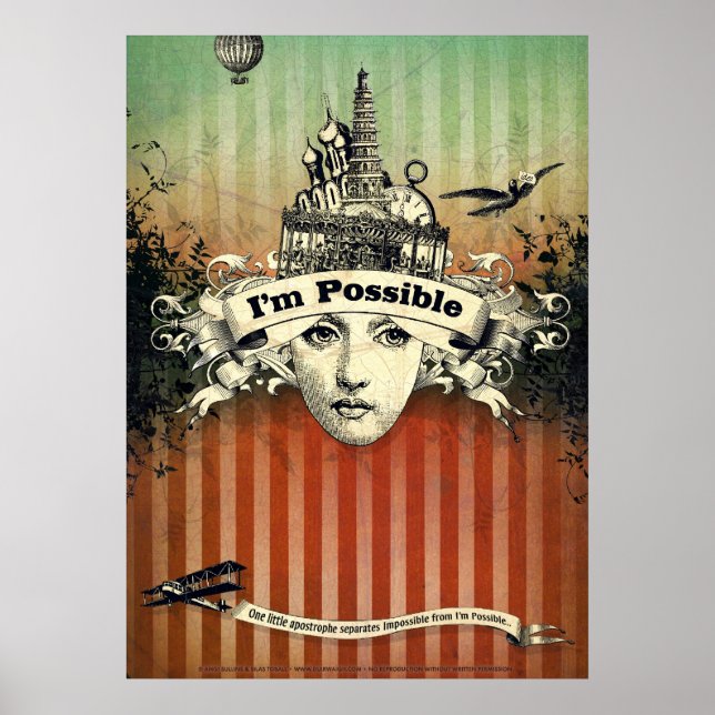 Póster Sou possível (Impressão) (Frente)