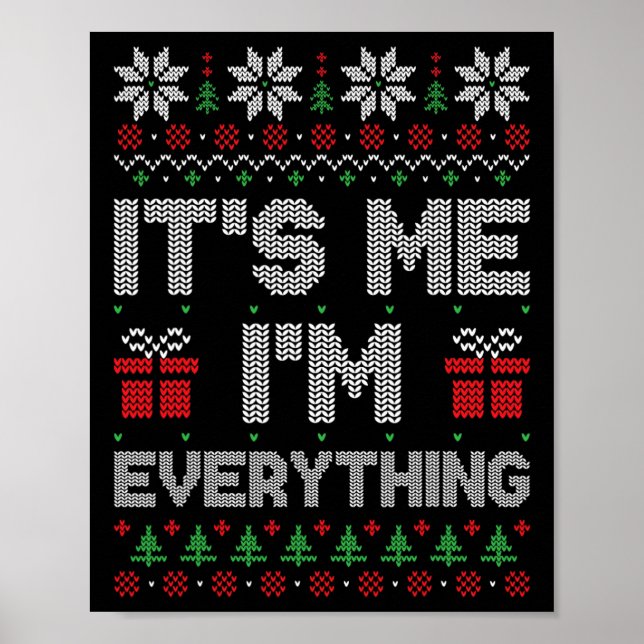 Poster Sou tudo o que ele quer no Natal Casal M (Frente)