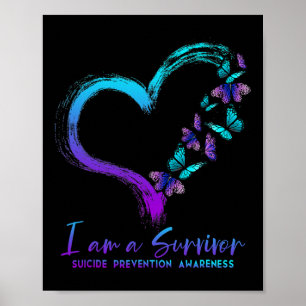 Poster Sou Um Coração De Sensibilização Para A Prevenção