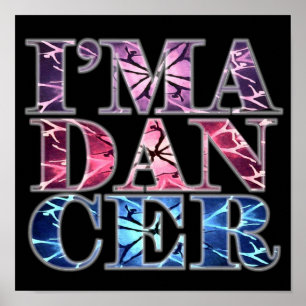 Póster Sou um DANCER (poster de carteira)
