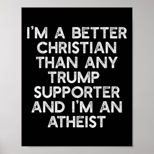 Poster Sou um melhor apoiador cristão de tropetes