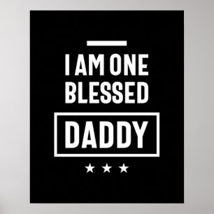 Poster Sou Um Pai Abençoado Padre Presente