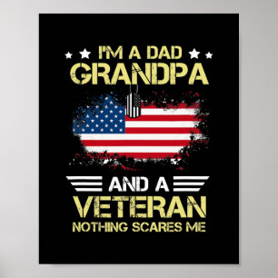Poster Sou um Pai Vovô Veterano Dia de os pais