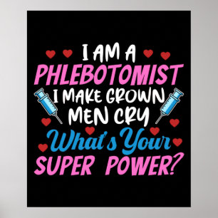 Poster Sou Um Phlebotomista