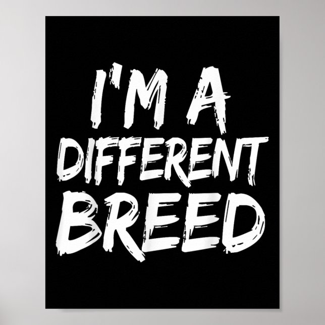 Poster Sou Um Trabalho Motivacional Epic Diferente (Frente)