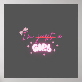 Poster "Sou uma garota"