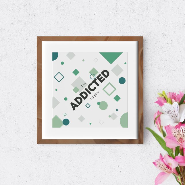 Póster Sou viciado em você. (Criador carregado)