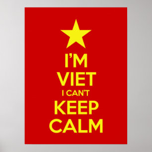 Póster Sou Viet, não consigo ficar calmo
