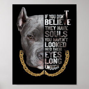 Poster Soul Pitbull Eu Adoro O Cachorro Pitbull