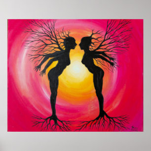 Poster Soulmates frente a frente