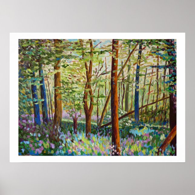 Poster Sous-bois au printempérie (Frente)