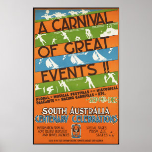 Poster South Australia centenary celebrations