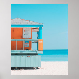 Poster South Beach, Miami Beach, Estados Unidos