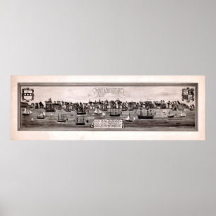 Poster South East Prospect of the City of Philadelphia