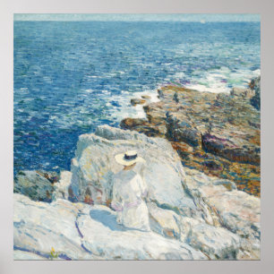Poster South Ledges Appledore de Childe Hassam