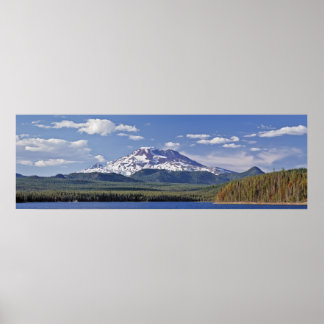 Poster South Sister, Elk Lake, Oregon
