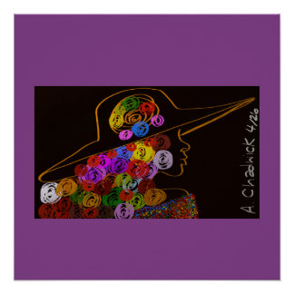 Póster Southern Beauty Rose