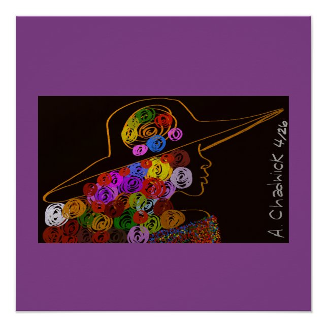 Póster Southern Beauty Rose (Frente)