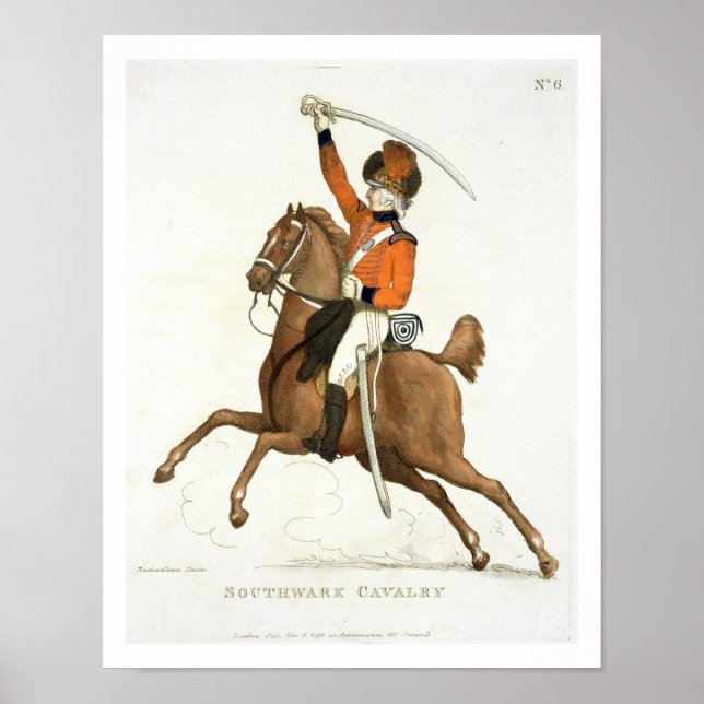 Poster Southwark Cavalry Volunteer, placa 6 de Loyal V (Frente)