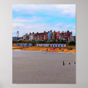 Poster Southwold Beach do Pier