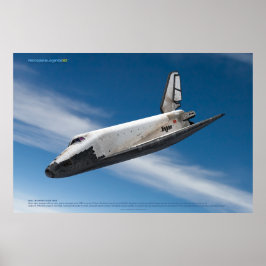 Poster Soviet Buran: Atmospheric Flight