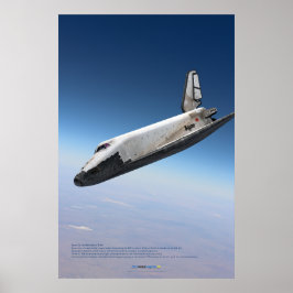 Poster Soviet Space Icon: Buran Reentry