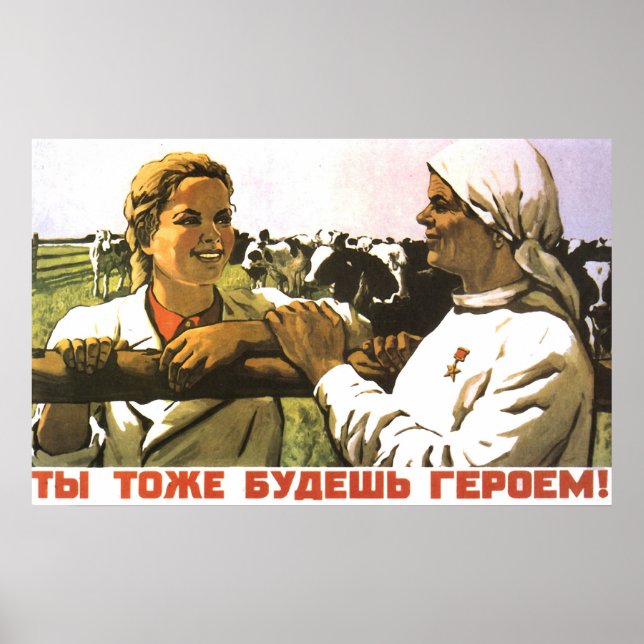 Poster soviético (Frente)