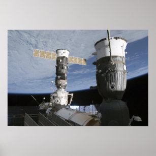 Póster Soyuz e naves espaciais russas