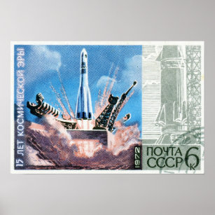 Póster Soyuz Rocket