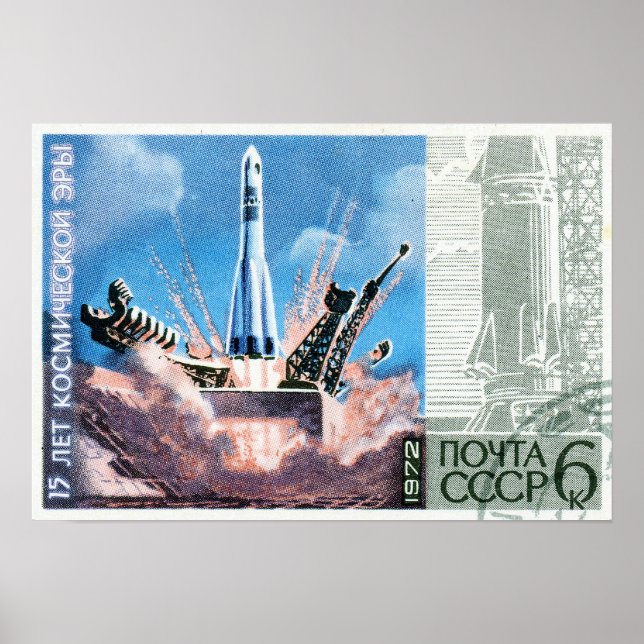Póster Soyuz Rocket (Frente)